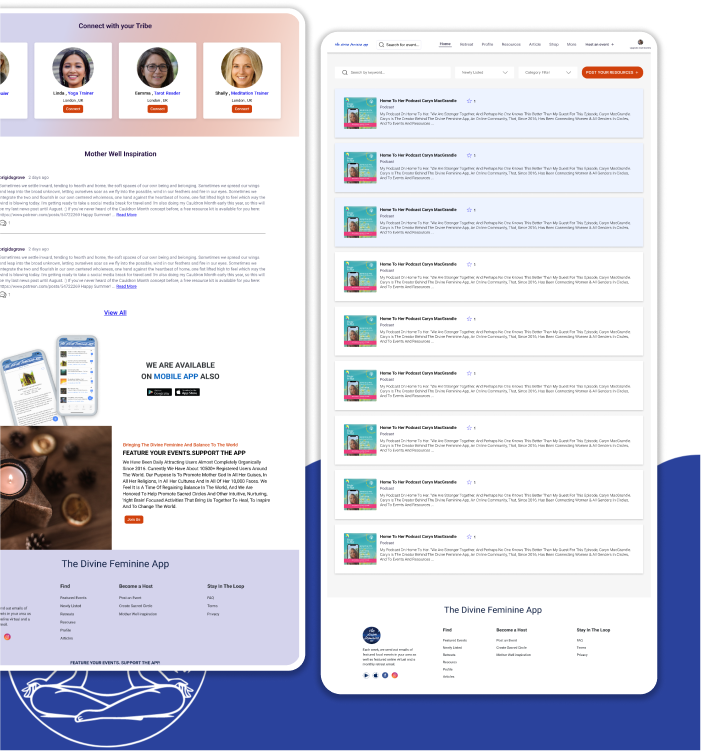 Interactive Circle Feed