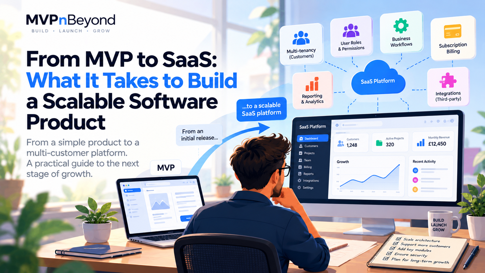 From MVP to SaaS What It Takes to Build a Scalable Software Product