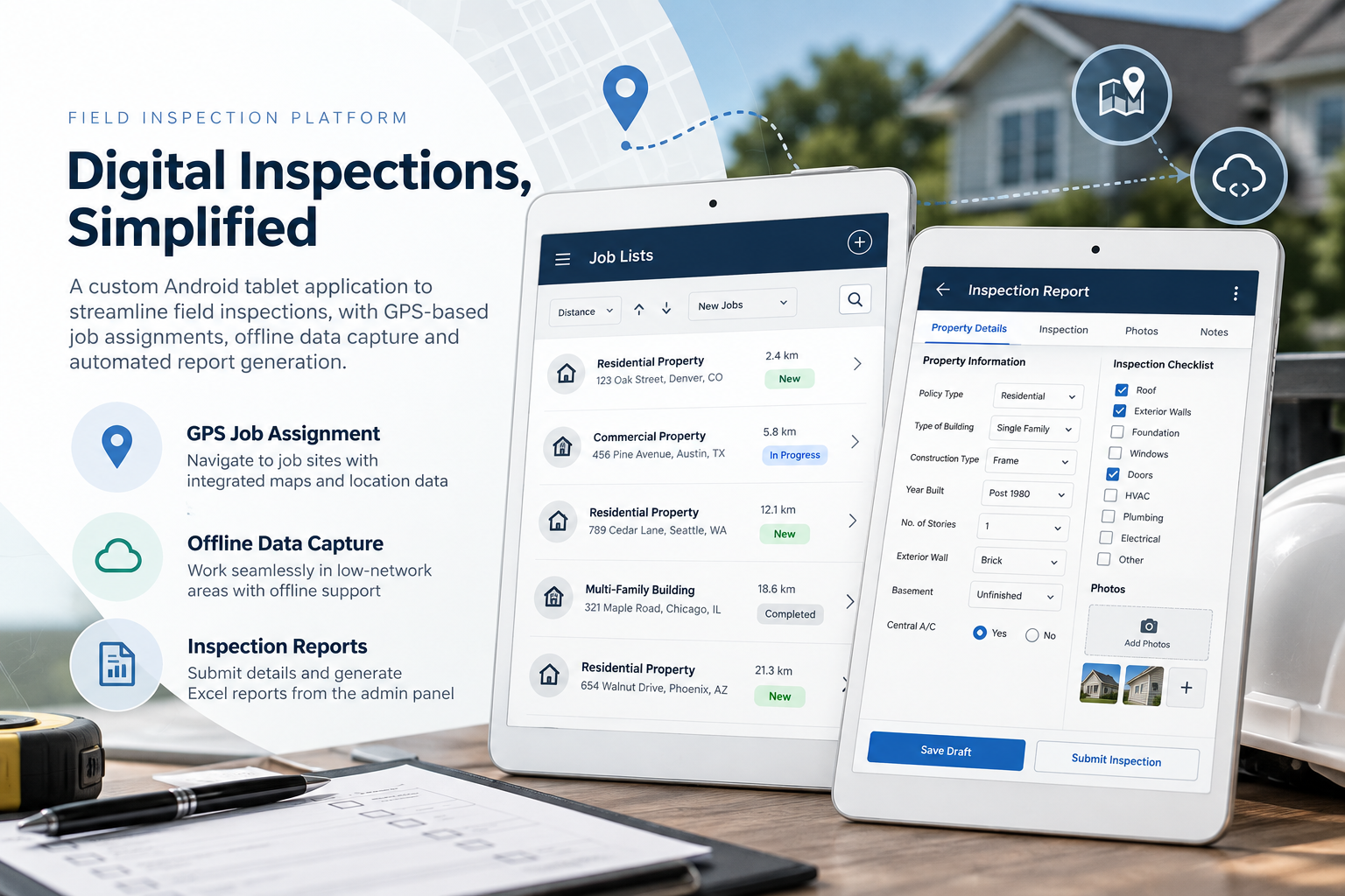 Inspection App – Insurance Field Inspection Platform