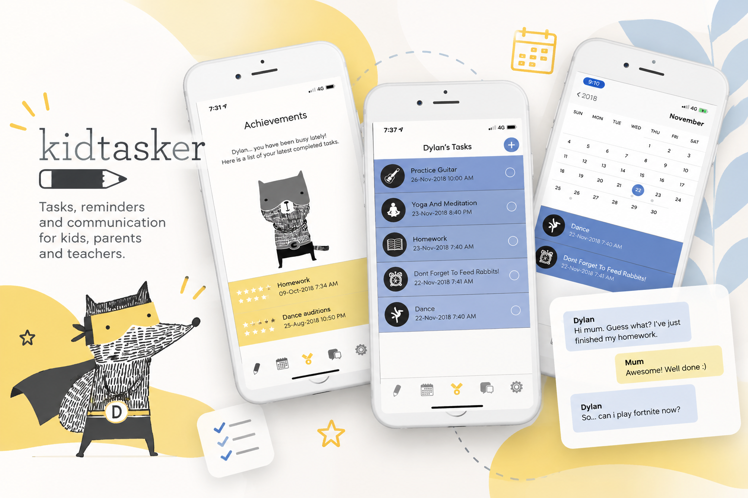 KidTasker – Kids’ Task & Reminder App